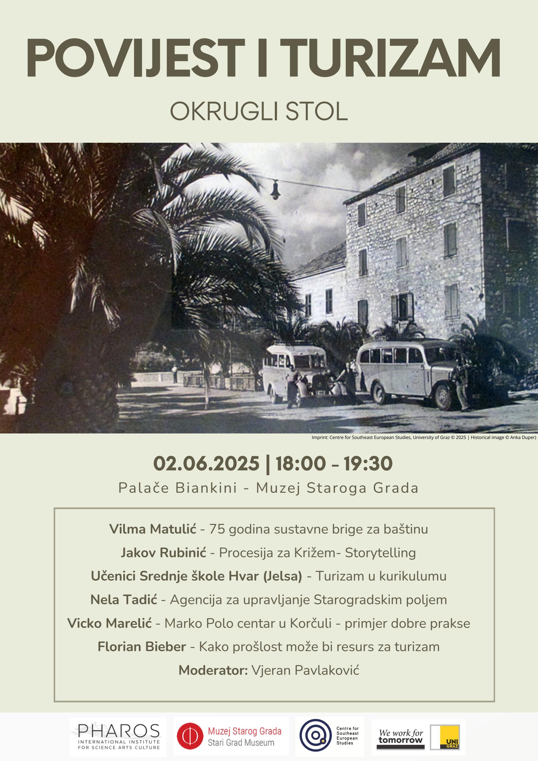 Konferencija: Turizam i otoci sjećanja 2. i 3. lipnja